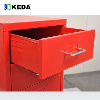 Κόκκινο ντουλάπι αρχειοθέτησης γραφείων ικανότητας φόρτωσης 1mm 35Kgs